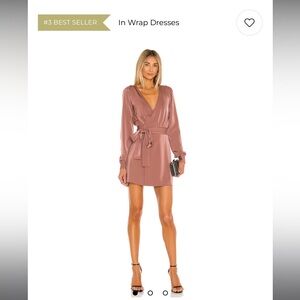 Janet Mini Dress in Mauve NBD Revolve
